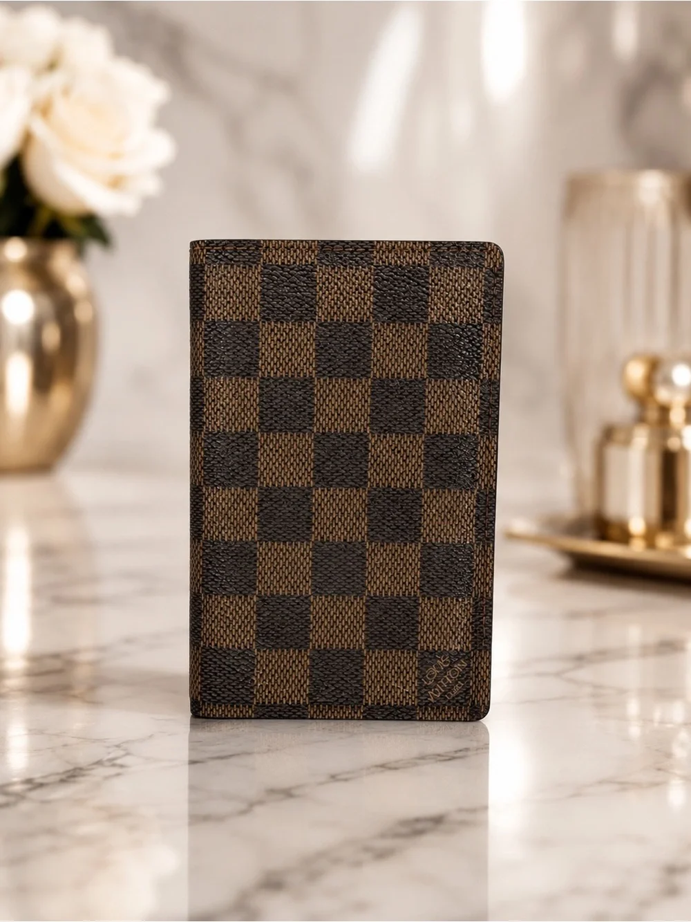 Louis Vuitton Damier Ebene Long Bifold Wallet – Men’s | Excellent / Like New